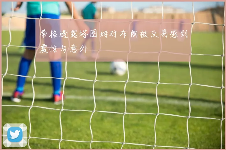 蒂格透露塔图姆对布朗被交易感到震惊与意外